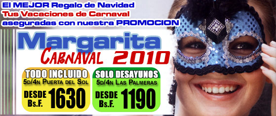 Carnavales 2010 en la Isla de Margarita