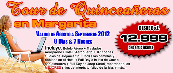 Quincea�eras en Margarita 2012